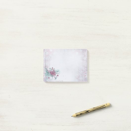 Büro - hübscher Frühling Blumen(2) Post-it Klebezettel (Auf Schreibtisch)