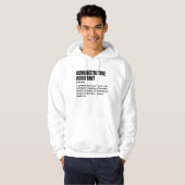 Büro Humor - Definition des Verwaltungsassistenten Hoodie (Vorne ganz)