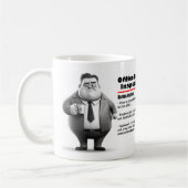 Büro Humor Food Inspector Kaffeepause Tasse (Links)