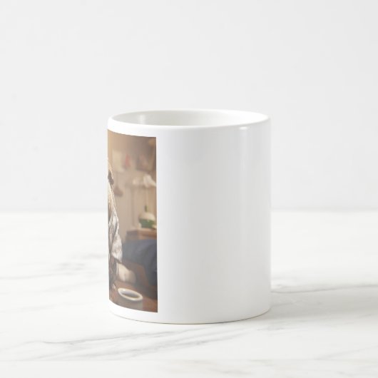 Büro Humor Guinea Pig Grumpy Kaffee Cup Kaffeetasse (Mittel)