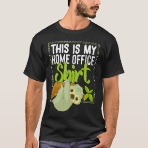 Büro Humor im Zuhause-Büro Das ist meine Zuhause v T-Shirt