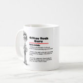 Büro Humor Tech Guru Kaffee Tasse 2 (Vorderseite Links)