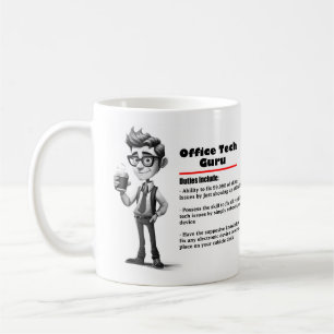 Büro Humor Tech Guru Kaffee Tasse 2