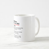 Büro Humor weiß es alles Kaffee Tasse 2 (VorderseiteRechts)
