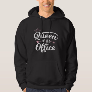Büro Königin - Lehrer Schulbüro Sekretariat Hoodie