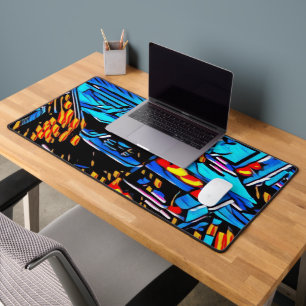 Büro-Lunch-Kunst Schreibtischunterlage