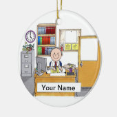 Büro - Männer Keramikornament (Links)