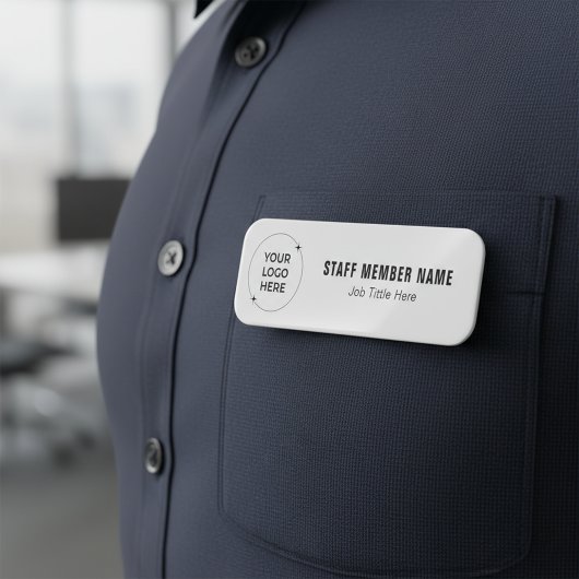 Büro-Mitarbeiter-Tags | Mitarbeiternamensschild Namensschild