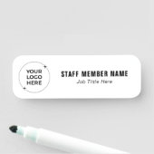 Büro-Mitarbeiter-Tags | Mitarbeiternamensschild Namensschild (Beispiel)