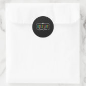 Büro-Mitarbeiter Traumteam Front Office Schule Sek Runder Aufkleber (Tasche)