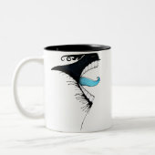 Büro-Monster 2 Zweifarbige Tasse (Links)