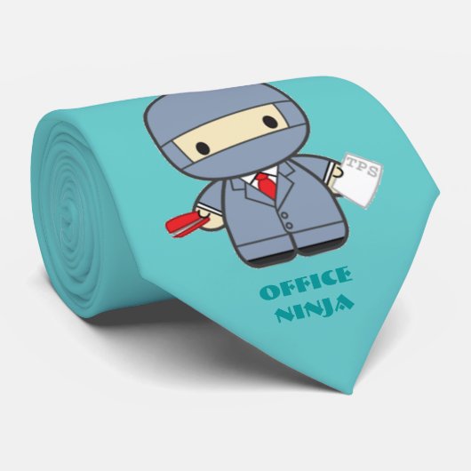 Büro Ninja Krawatte (Gerollt)