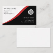 Büro-Reinigungs-Visitenkarten Visitenkarte (Vorne/Hinten)
