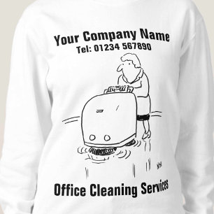 Büro-Reinigungsdienste. Büroreiniger Sweatshirt