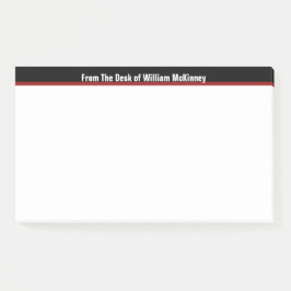 Büro-Schreibtisch-Notiz-Monogramm-modernes Post-it Klebezettel