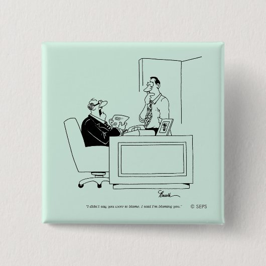 Büro-Schuld Button (Vorderseite)