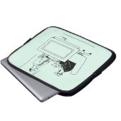 Büro-Schuld Laptopschutzhülle (Vorne Knopf)