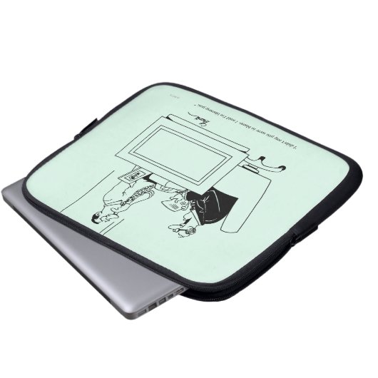 Büro-Schuld Laptopschutzhülle (Vorne Knopf)