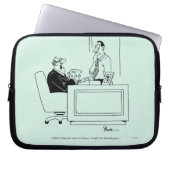 Büro-Schuld Laptopschutzhülle (Vorderseite)