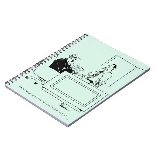 Büro-Schuld Notizblock (Linke Seite)