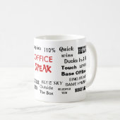 Büro sprechen Management-Jargon-Klischee-Zitate Kaffeetasse (VorderseiteRechts)