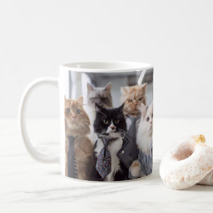 Büro-Stimmungskatzen – Lustige Geschäftskatzen Kaf Kaffeetasse
