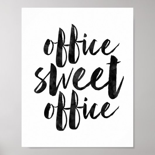Büro Sweet Office Poster (Vorne)