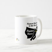Büro-Tasse Superheld Personalabteilung Kaffeetasse (VorderseiteRechts)