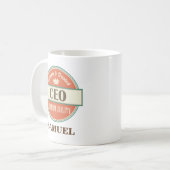 Büro-Tassen-Geschenk CEOs personalisiertes Kaffeetasse (Vorderseite Links)