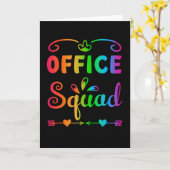 Büro-Team Karte (Gelbe Blume)