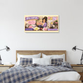 Büro-Überlebender Leinwanddruck (Insitu (Schlafzimmer))