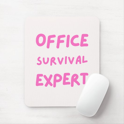 'Büro-Überlebens-Experte' Lustiges Geschenk für Ko Mousepad (Mit Mouse)