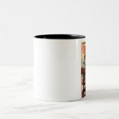 Büro-Vagabund - Kaffee-Tasse Zweifarbige Tasse (Mittel)
