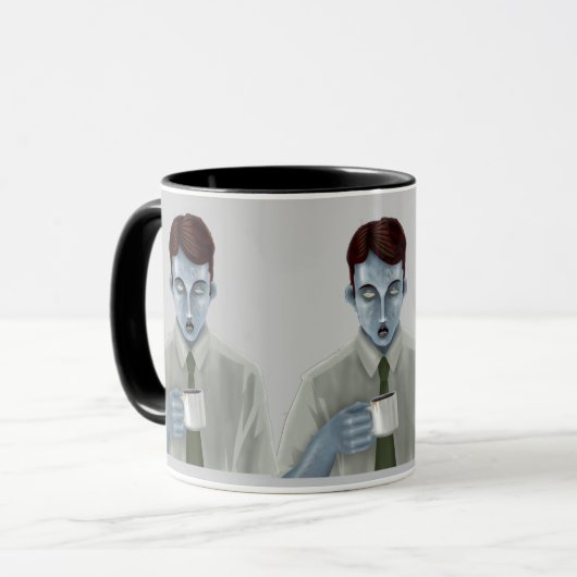 BÜRO-ZOMBIE-TASSE TASSE (Vorderseite Links)