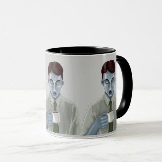 BÜRO-ZOMBIE-TASSE TASSE (VorderseiteRechts)