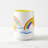 Büro-Zuhause-Schule personifizieren der Tasse (Zentrum)