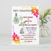 Büro zusammenschließen einladung (Stehend Vorderseite)