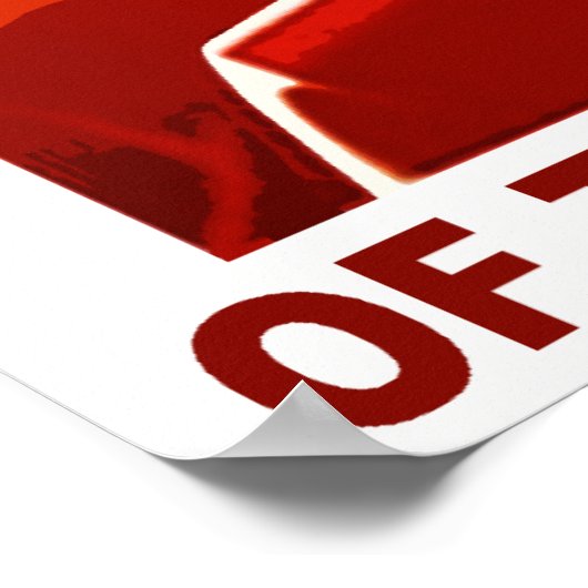 Büroangestellte Poster (Ecke)