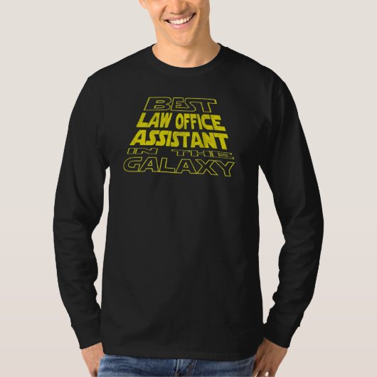 Büroassistent Raum Rückseite Design T-Shirt (Vorderseite)