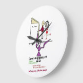 Büroassistenz/Rundgang Große Wanduhr (Winkel)