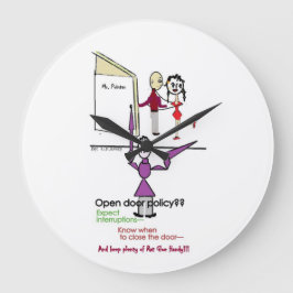 Büroassistenz/Rundgang Große Wanduhr