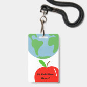 Büroausweis Ausweis (Rückseite mit Lanyard)