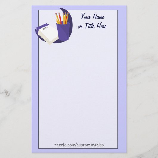 Bürobedarf Briefpapier (Vorderseite)