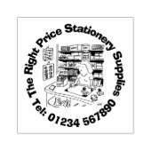 Bürobedarf - Bürobedarf Gummistempel (Prägung)