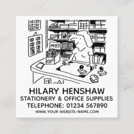 Bürobedarf Quadratische Visitenkarte