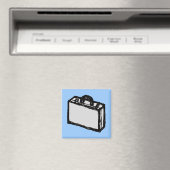 Bürobriefkasten oder Reisekoffer. Zeichen. Magnet (In Situ (Geschirrspüler))