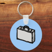 Bürobriefkasten oder Reisekoffer. Zeichen. Schlüsselanhänger (Vorderseite)