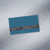 Bürobuchhalter/Ledertrimm Magnetische Visitenkarte (Beispiel)