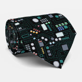 Bürodekor für Computerplatine Krawatte (Gerollt)