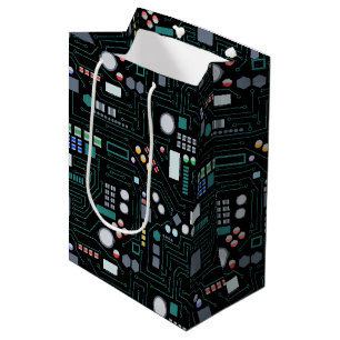 Bürodekor für Computerplatine Mittlere Geschenktüte
